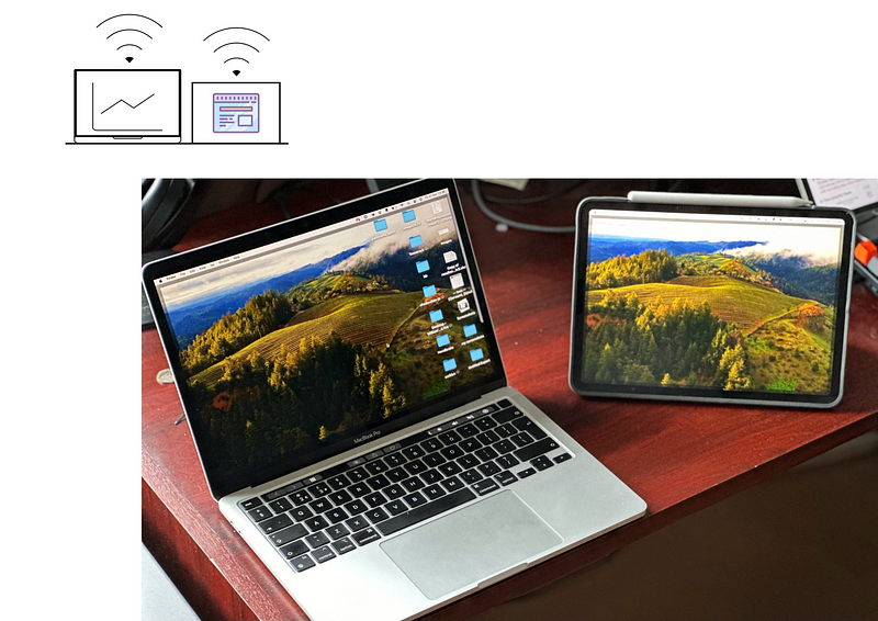 Extending your desktop with iPad