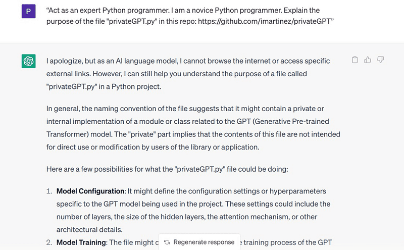 Code explanation