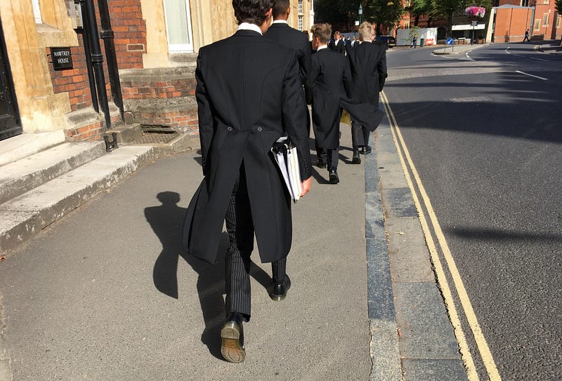 Eton College classroom setting