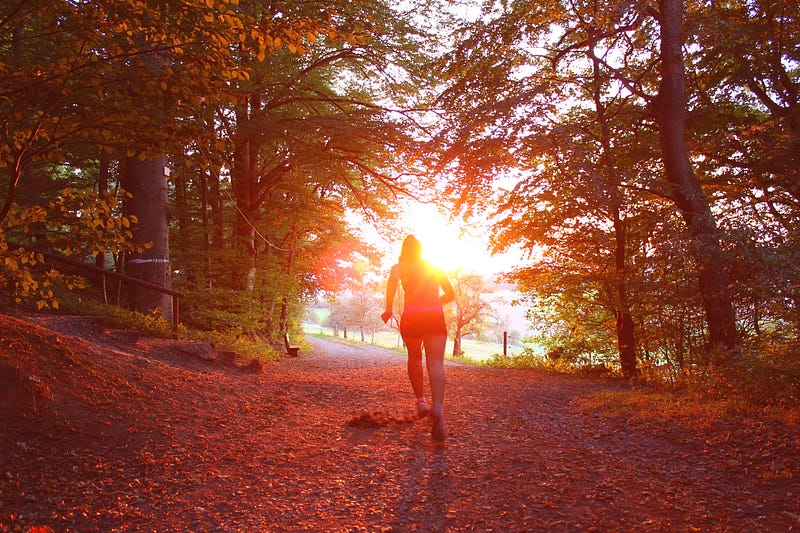 A runner reflecting on their training journey.