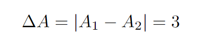 Final area difference calculation