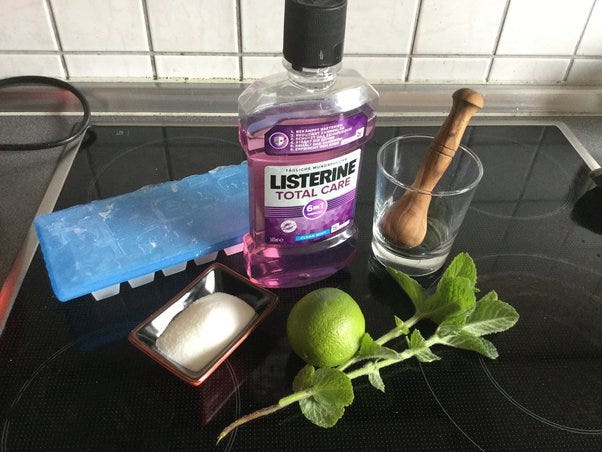 Listerine Mojito Ingredients