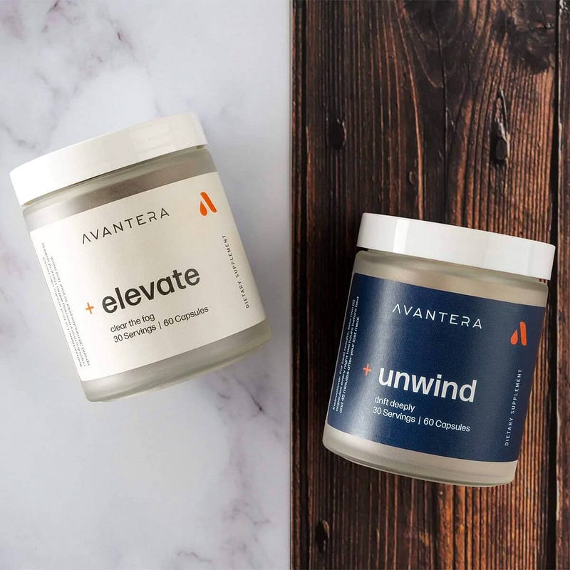 Avantera's Elevate and Unwind products