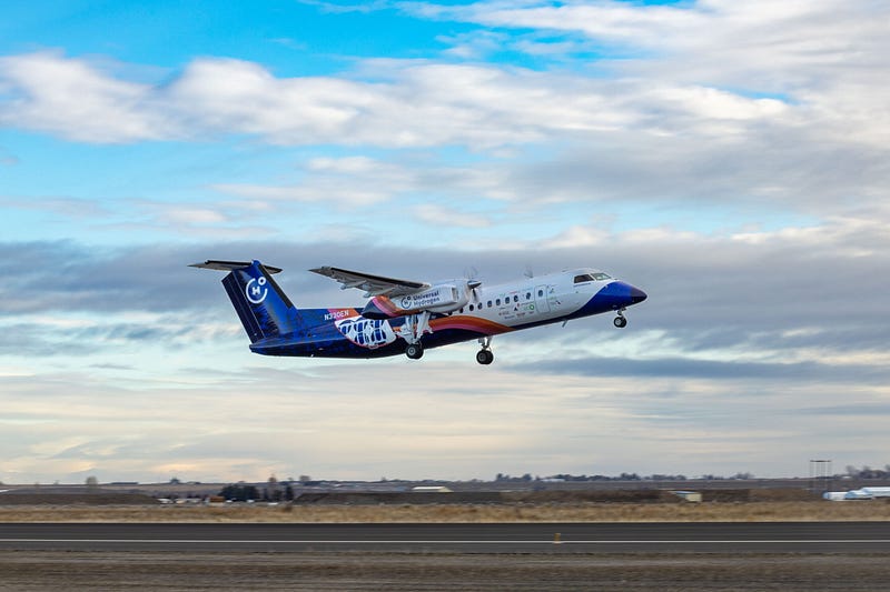 Successful hydrogen-powered aircraft test flight