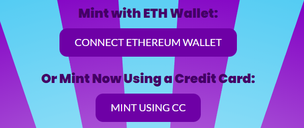 NFT Pay credit card purchase form