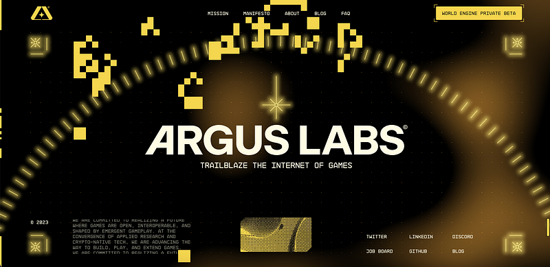 Argus Labs Game Engine