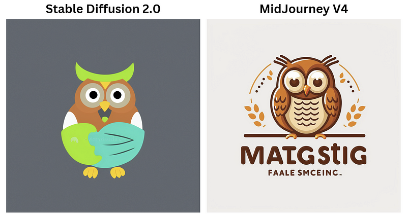 A simplistic and cute logo design of an owl.