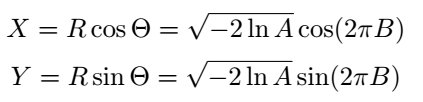 Box-Muller Transformation Formula