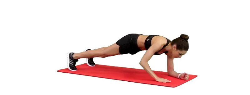 Commando Plank for Core Strength and Coordination