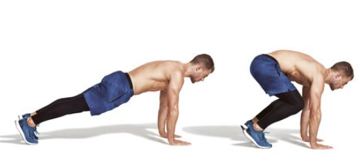 Half Burpees for Core and Cardio