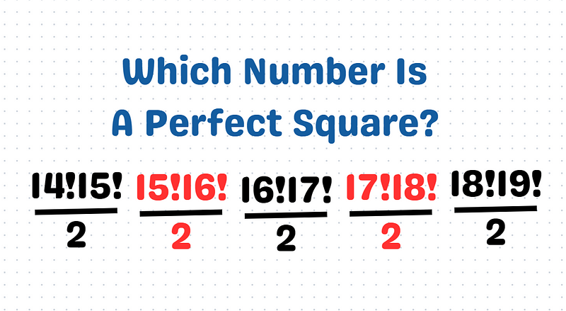 Diagram illustrating factorials in the puzzle