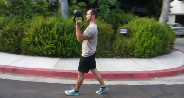 Kettlebell Bottoms Up Carry Demonstration