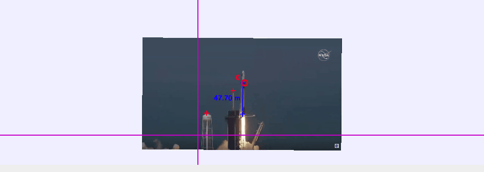 Corrected Frame from Tracker Video Analysis