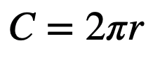 Circumference of a Circle Illustration