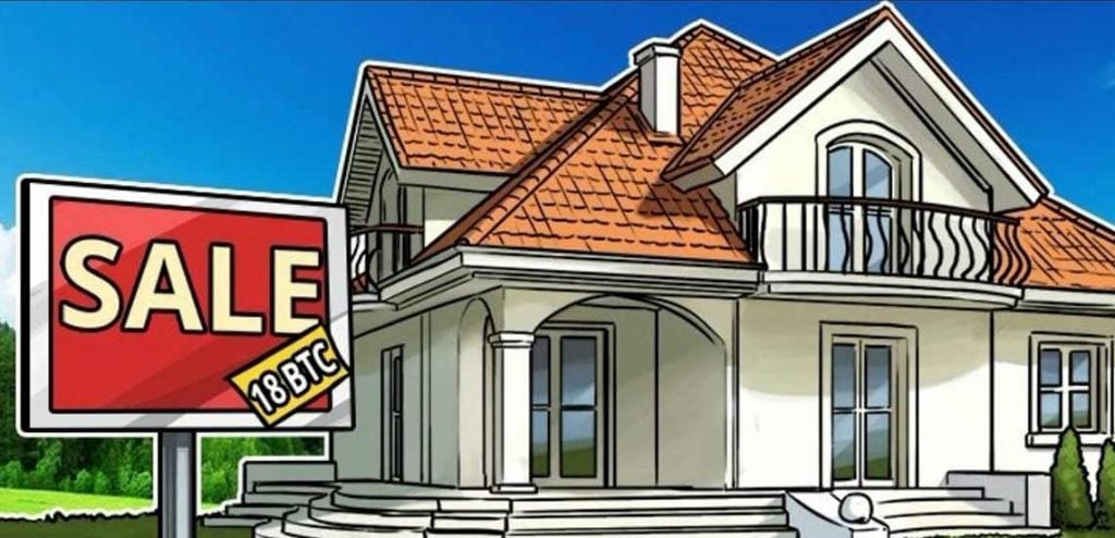 bitcoinle ev almak